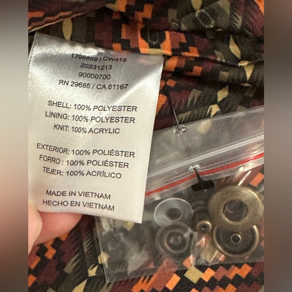 🧡NWT Pendleton Women's Hooded Rain Jacket - Wind Resistant, Waterproof🧡 - Picture 10 of 12